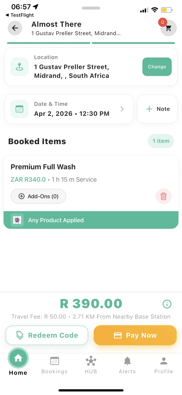 MoWash screenshot 2